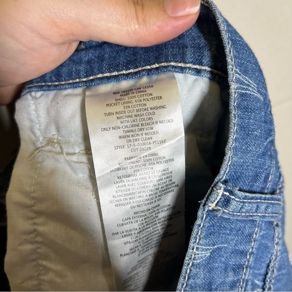 Current/Elliott The Fling Floral Straight Leg Jean Size 26 - Picture 8 of 8